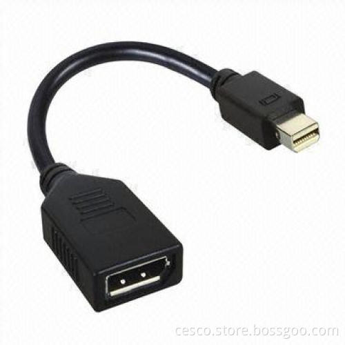 Mini DP Male to DP Female Connectors